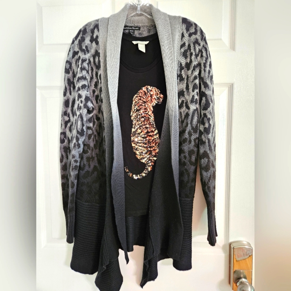 Marina Luna Ombre Waterfall Cardigan